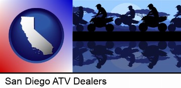 ATV riders in San Diego, CA